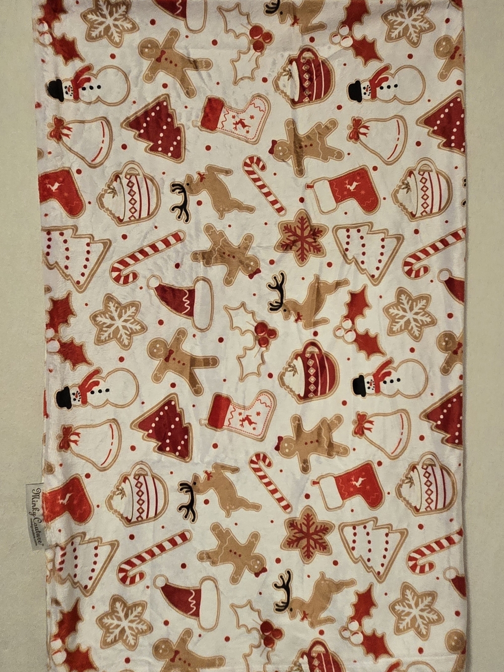 Minky Couture Holiday Themed Pillow Case, 20x30, Queen Size, Soft And Clean
